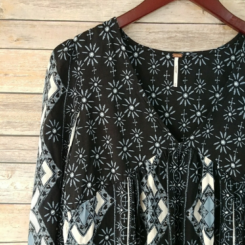 SOLD ❤ Free People Tunic Top Down By the Bay - Picture 4 of 6
